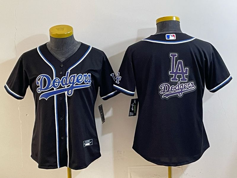 Youth 2026 Los Angeles Dodgers Blank Black Game Nike MLB Jersey style 0016
